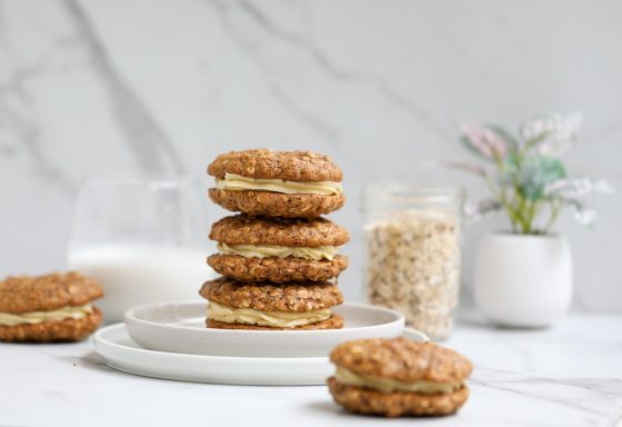 Healthier oatmeal cream pies