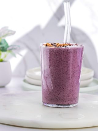 Higher protein acai smoothie