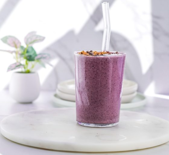 Higher protein acai smoothie