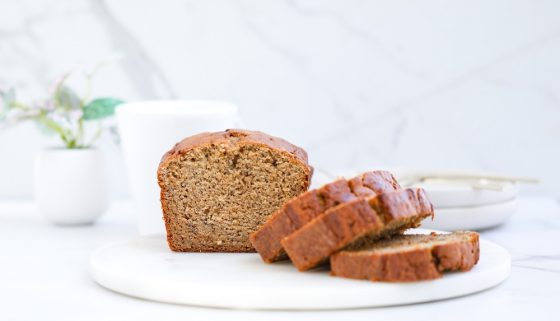 Classic gluten-free banana bread