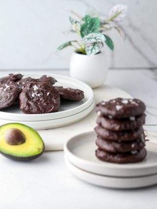 Double Chocolate Chip Avocado Cookies