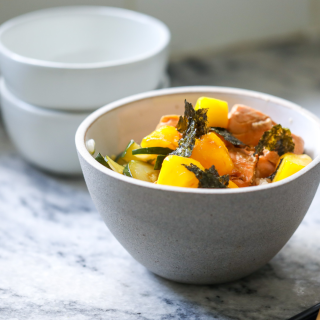 Gut-Friendly Salmon Sushi Bowl