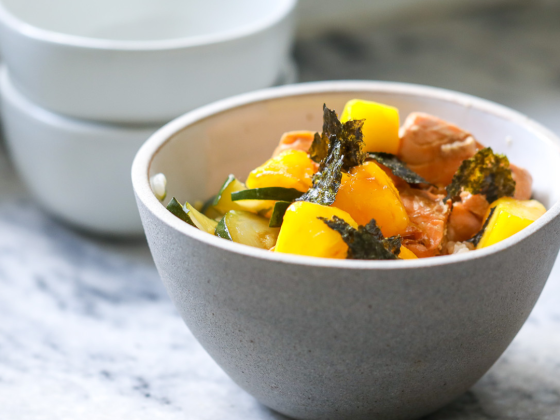 Gut-Friendly Salmon Sushi Bowl