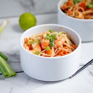 Easy-to-Digest Shrimp Pad Thai {Water-Based Cooking}