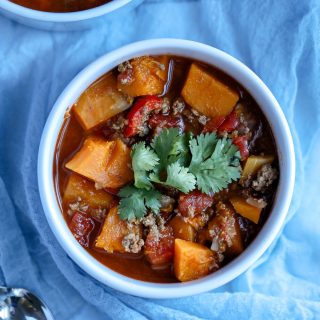 Healthy Bison + Butternut Squash Chili