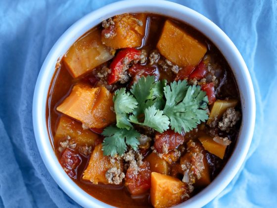 Healthy Bison + Butternut Squash Chili