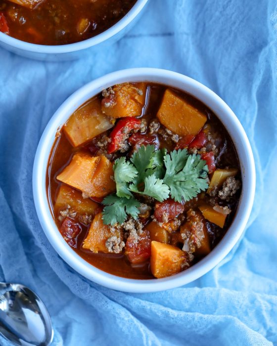Healthy Bison + Butternut Squash Chili