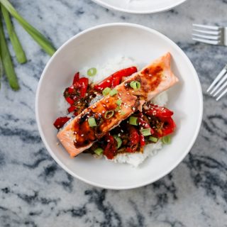 Easy Asian-Inspired Salmon Bowls