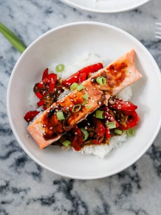 Easy Asian-Inspired Salmon Bowls