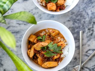 Healthy Creamy Tuscan Chicken