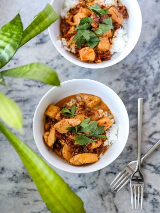 Healthy Creamy Tuscan Chicken