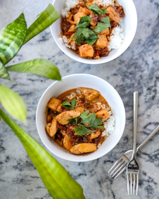 Healthy Creamy Tuscan Chicken