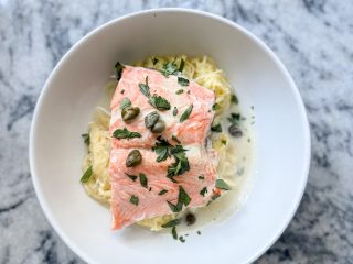 Healthy Salmon Piccata