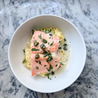 Healthy Salmon Piccata