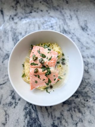 Healthy Salmon Piccata