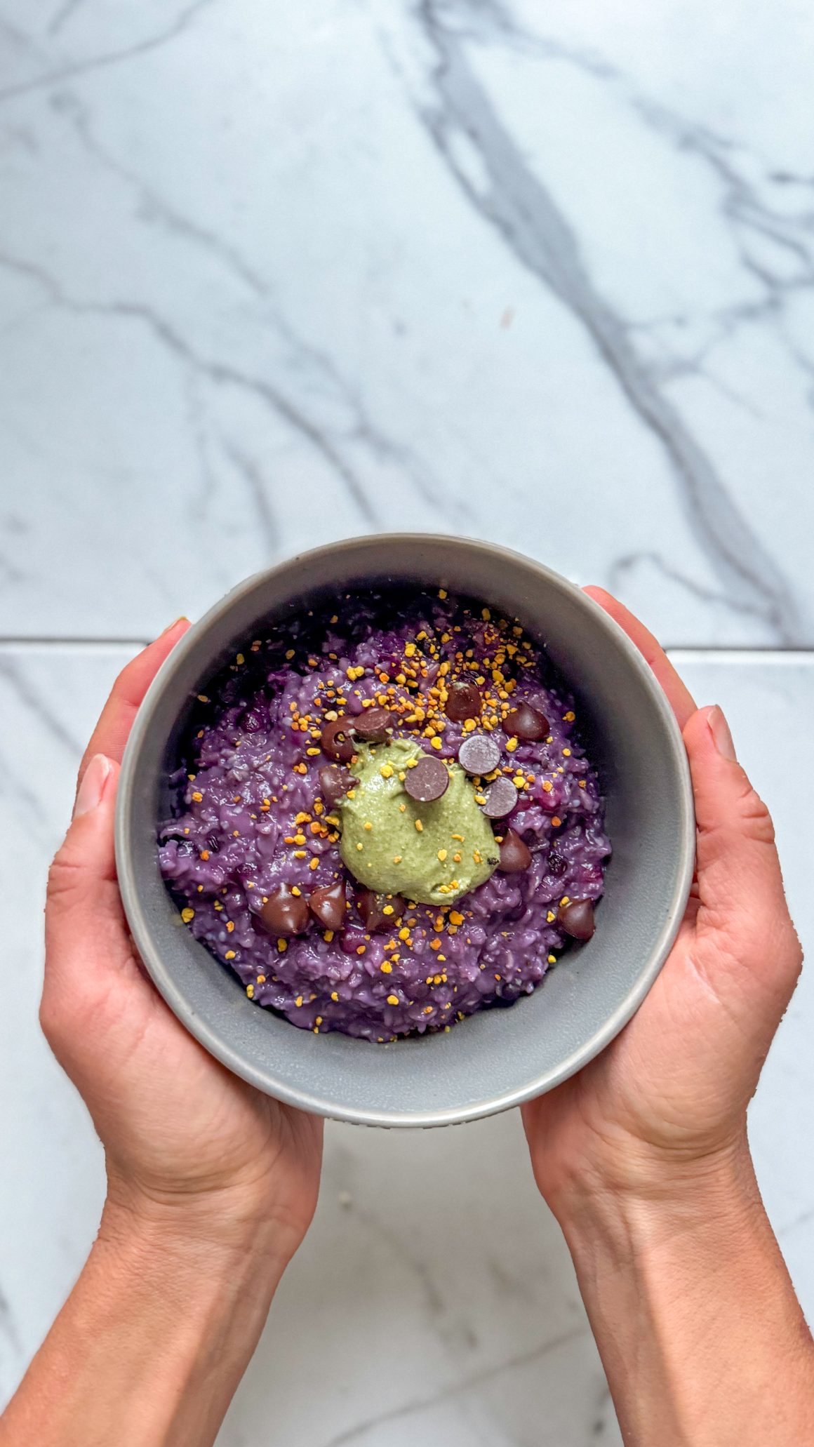 Blueberry Zucchini Chocolate Chip Oatmeal