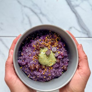 Blueberry Zucchini Chocolate Chip Oatmeal