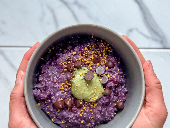 Blueberry Zucchini Chocolate Chip Oatmeal