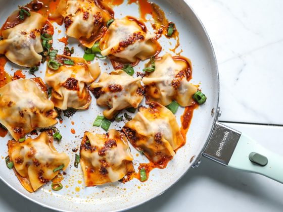 healthier chicken wontons